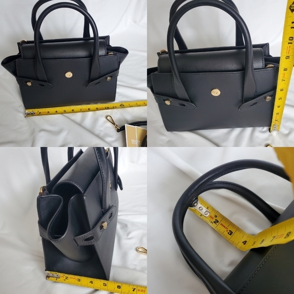 Michael Kors Black Saffiano Leather Satchel Bag NWT - Picture 14 of 14